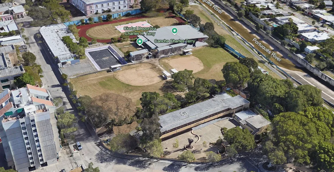 Aerial view of Ciudad Deportiva Charles H. Terry